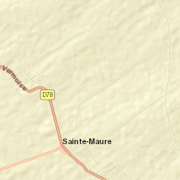 Sainte-Maure Street Map