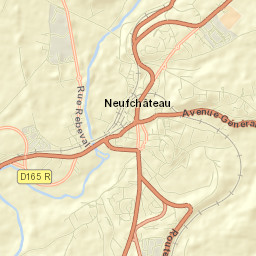 Neufchâteau Street Map