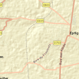 Epfig Street Map