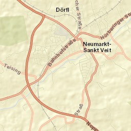 Neumarkt-Sankt Veit Street Map