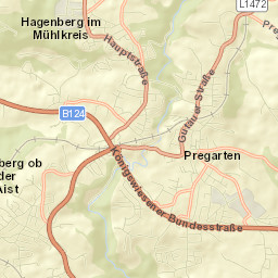 Pregarten Street Map