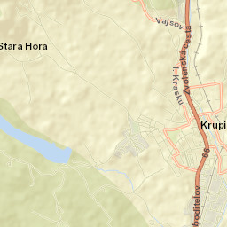 Okres Krupina Street Map