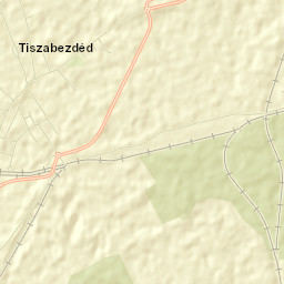 Tiszabezdéd Street Map