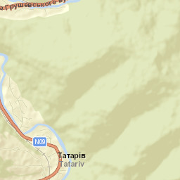 Tatariv Street Map