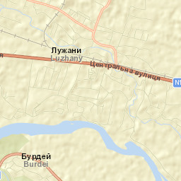 Luzhany Street Map