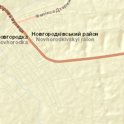 Novhorodka Street Map