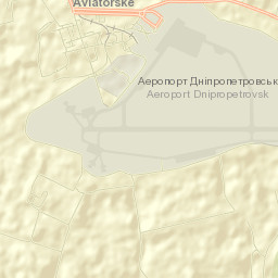 Aviatorske Street Map