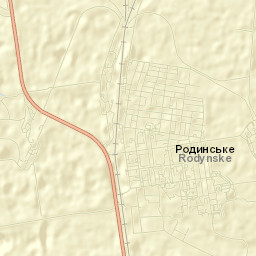 Rodyns’ke Street Map