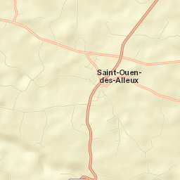 Saint-Ouen-des-Alleux Street Map