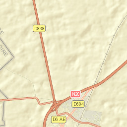 Angerville Street Map
