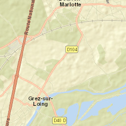 Bourron-Marlotte Street Map
