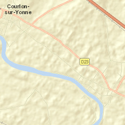 Courlon-sur-Yonne Street Map