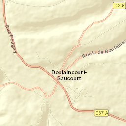 Doulaincourt-Saucourt Street Map