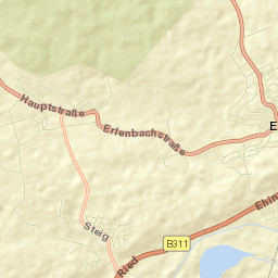 Erbach Street Map