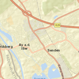 Senden Street Map