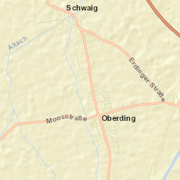 Oberding Street Map