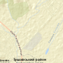 Irshava Street Map