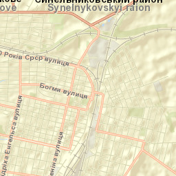 Synel’nykove Street Map