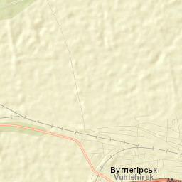 Vuhlehirs’k Street Map