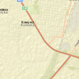 Debal’tseve Street Map