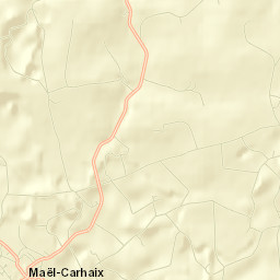 Maël-Carhaix Street Map