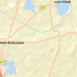 Hédé-Bazouges Street Map