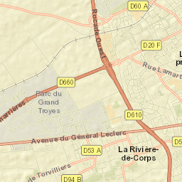 La Rivière-de-Corps Street Map