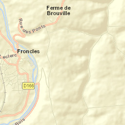Froncles Street Map