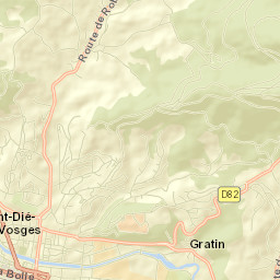Saint-Dié-des-Vosges Street Map