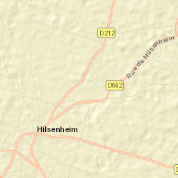 Hilsenheim Street Map