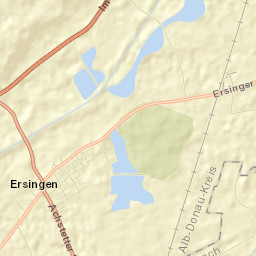 Ersingen Street Map