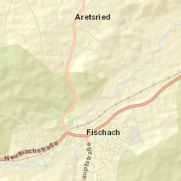Fischach Street Map