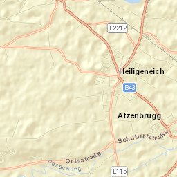 Atzenbrugg Street Map