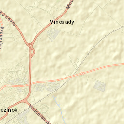 Vinosady Street Map