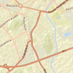 Nitra Street Map