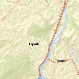 Tlmače Street Map