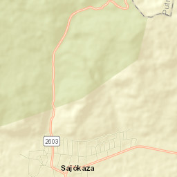 Sajókaza Street Map