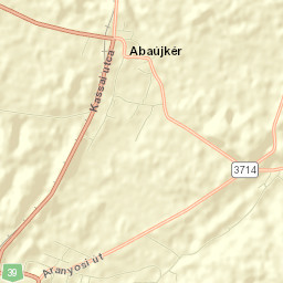 Abaújszántó Street Map