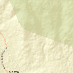 Tolcsva Street Map