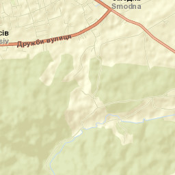 Kosiv Street Map