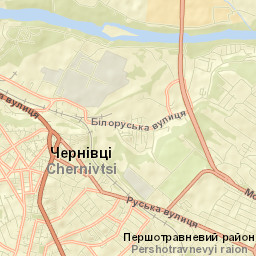 Chernivtsi Street Map