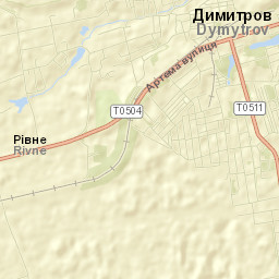Myrnohrad Street Map