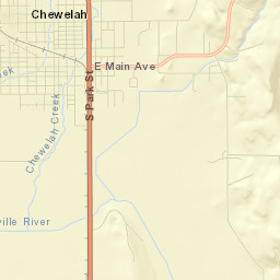Chewelah Street Map