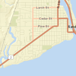 Sandpoint Street Map