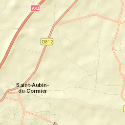 Saint-Aubin-du-Cormier Street Map