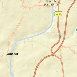 Saint-Baudelle Street Map
