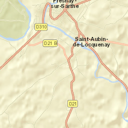 Fresnay-sur-Sarthe Street Map