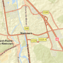 Nemours Street Map