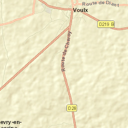Voulx Street Map