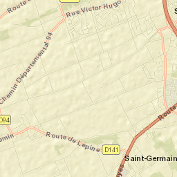 Saint-Germain Street Map